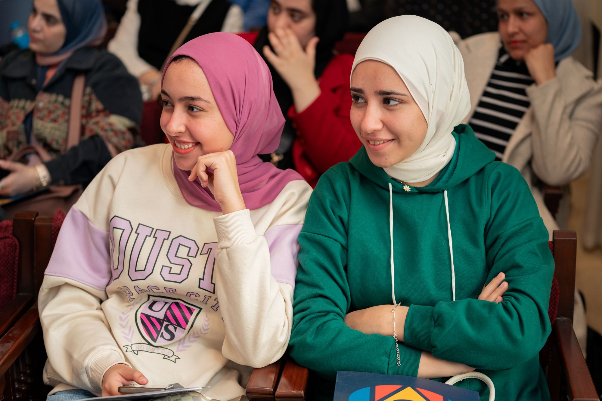 Students in the class with their instructor