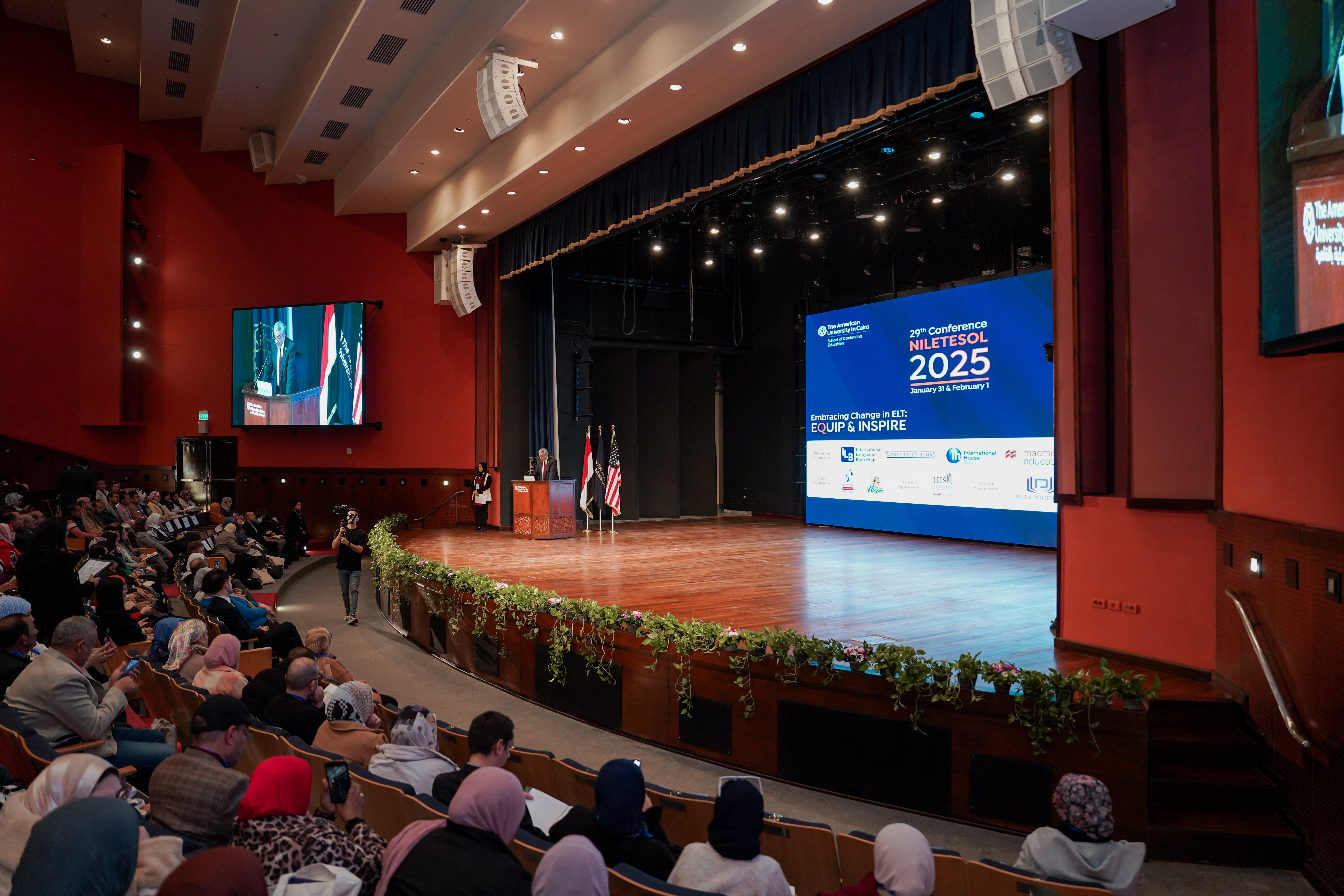 Opening Ceremony for NileTESOL 2025 Conference at Bassily Auditorium 