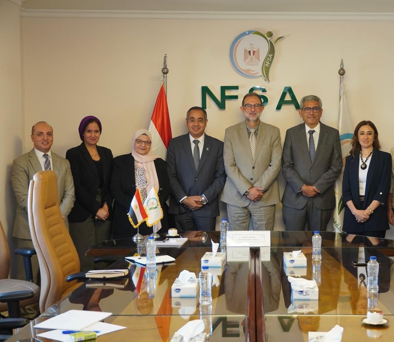 SCE leaders met with the National Food Safety Authority leaders for a partnership