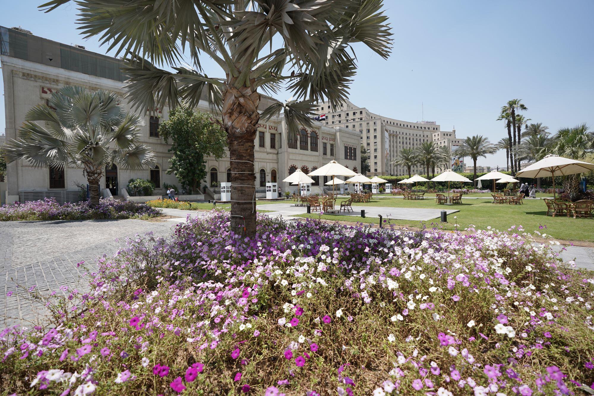 Tahrir campus garden image