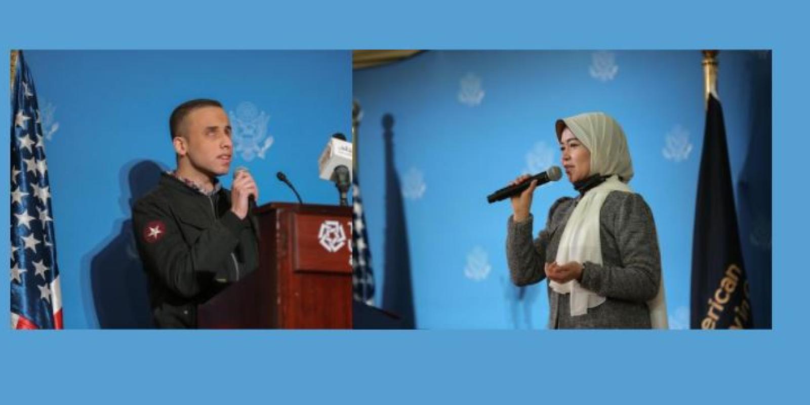 Access alumni Yasser Tamer and Marwa Atef