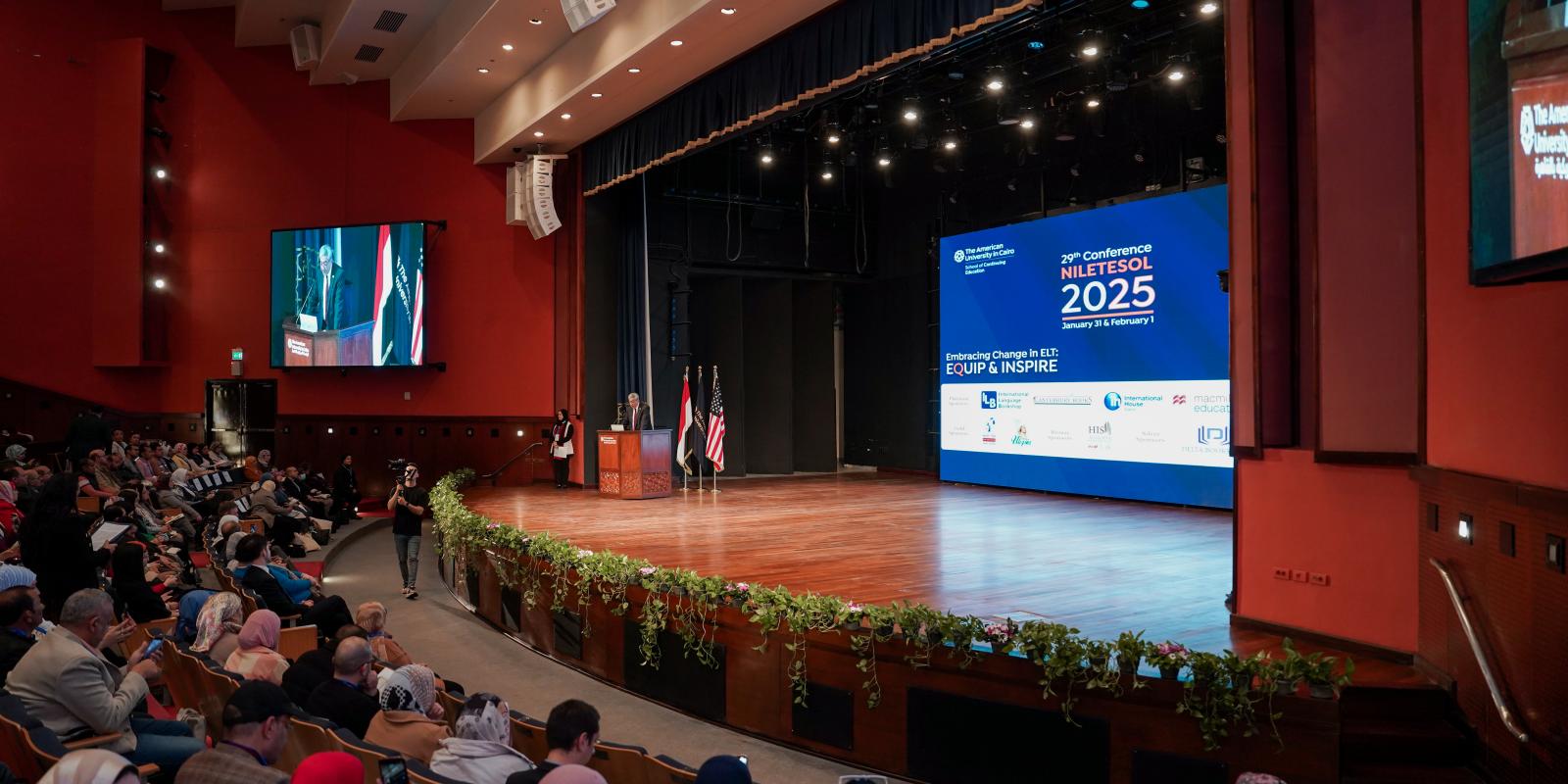 Opening Ceremony for NileTESOL 2025 Conference at Bassily Auditorium 