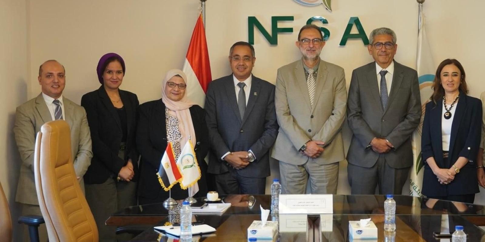 SCE leaders met with the National Food Safety Authority leaders for a partnership