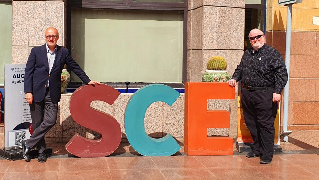 Bill McCann from 90.9 Fm WCDB Albany visits SCE The American