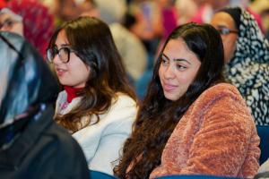 Students happily enjoying the class 