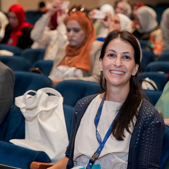 ILACE 2025 attendee smiling to the camera 